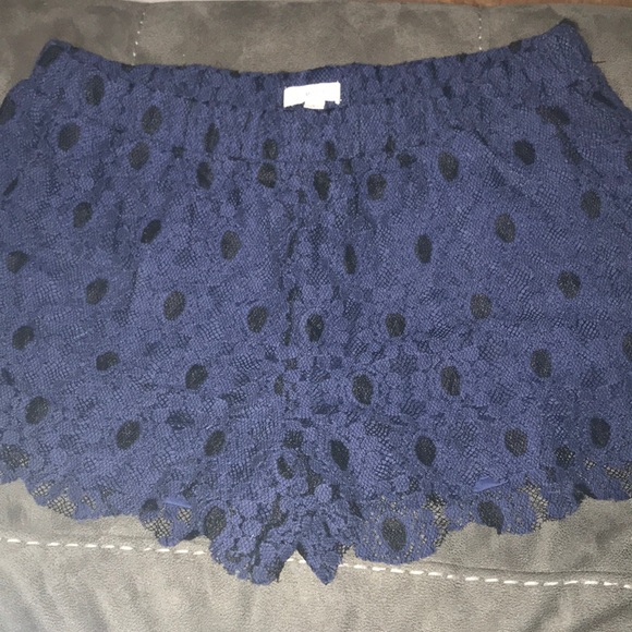 mine Pants - 🛍 4 for $20 🛍 Blue and Black Lace Shorts